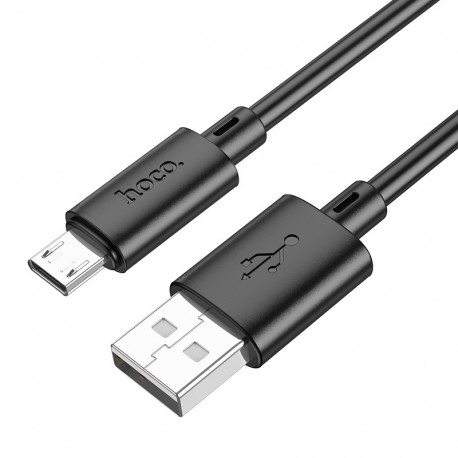 Καλώδιο σύνδεσης Hoco X88 USB σε Micro USB 2.4A για Γρήγορη Φόρτιση και Μεταφορά Δεδομένων 1m Μαύρο