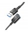 Καλώδιο Προέκτασης Hoco U107 USB Αρσενικό σε USB 3.0 Θηλυκό 3A 5Gbps 1.2m Μαύρο