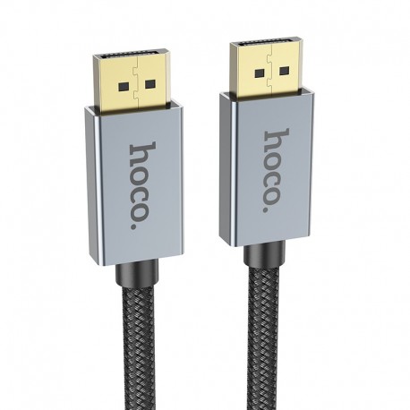 Καλώδιο Hoco US04 Display Port 1.4 to 8K Ultra HD 60Hz 32.4Gbps 1μ. Μαύρο