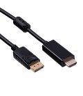 Καλώδιο σύνδεσης Akyga AK-AV-05 HDMI DisplayPort Μαύρο 1.8m