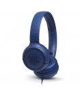 Ακουστικά Stereo On-ear JBL Tune 500 3.5mm Pure Bass Sound με Μικρόφωνο JBLT500BLK Μπλε