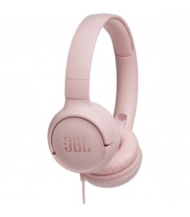 Ακουστικά Stereo On-ear JBL Tune 500 3.5mm Pure Bass Sound με Μικρόφωνο JBLT500PIK Ροζ