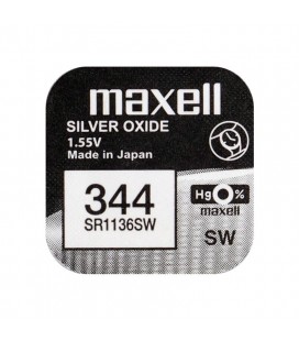 Buttoncell Mini Silver Maxell 344/SR42SW/SR1136SW Τεμ. 1