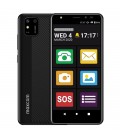 Maxcom MS554 Smartphone for Seniors με Friendly Screen (Dual Sim) LTE 5.5" Android 11 2GB/32GB Μαύρο με Θήκη Δώρο