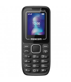 Maxcom MM135 Light (Dual Sim) 1,77" με Bluetooth, Φακό, Ανοιχτή Ακρόαση και Ραδιόφωνο Μόνο με Καλώδιο Φόρτισης  Μαύρο - Μπλέ