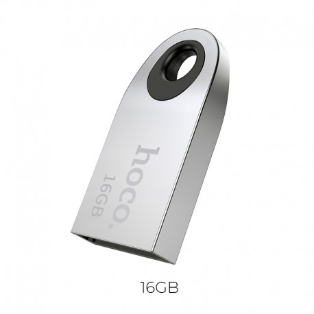 Flash Drive Mini Car Music Hoco UD9 Insightful 16GB USB 2.0 Mini Size Ασημί