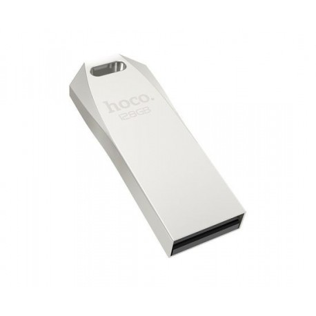 Flash Drive Hoco UD4 Intelligent 128GB USB 2.0 Metal High-Speed Slim Ασημί