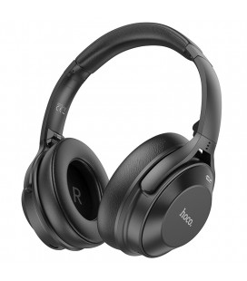Wireless Ακουστικά Stereo Hoco W37 Sound V5.3 500mAh με υποδοχή Micro SD AUX Active Noise Cancellation Μαύρα