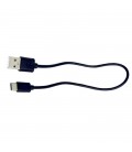 Καλώδιο σύνδεσης Hoco USB-C Μαύρο 30cm Bulk