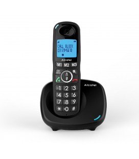 Ασύρματο Ψηφιακό Τηλέφωνο Alcatel XL535 με Μεγάλα Πλήκτρα Aνοιχτή Aκρόαση Πλήκτρο Αποκλεισμού Κλήσεων και LED Οθόνη Μαύρο