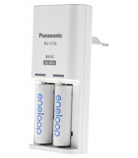 Φορτιστής Μπαταριών Panasonic Eneloop BQ-CC50E για AA με 2 ΑΑ μπαταρίες 1900mAh