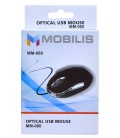 Ενσύρματο Ποντίκι Mobilis MM-080 με 3 Πλήκτρα και 800 DPI Μαύρο