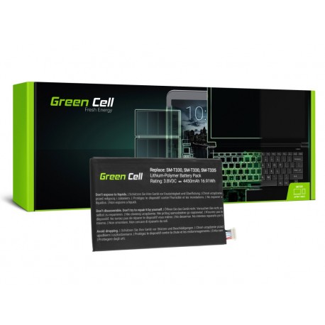 Μπαταρία Green Cell TAB43 Τύπου EB-BT330FBU Samsung Galaxy Tab 4 8.0 T330 T331 T337 3350 mAh