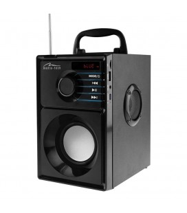Φορητό Ηχείο Media-Tech Boombox MT3179 600W PMPD, με Τηλεχειριστήριο & Ενσωματωμένο Woofer Μαύρο
