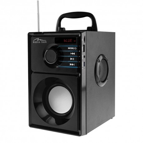 Φορητό Ηχείο Media-Tech Boombox MT3179 600W PMPD, με Τηλεχειριστήριο & Ενσωματωμένο Woofer Μαύρο