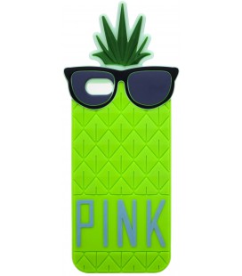 Θήκη Σιλικόνης Ancus Pineapple για Apple iPhone 6/6S Πράσινη